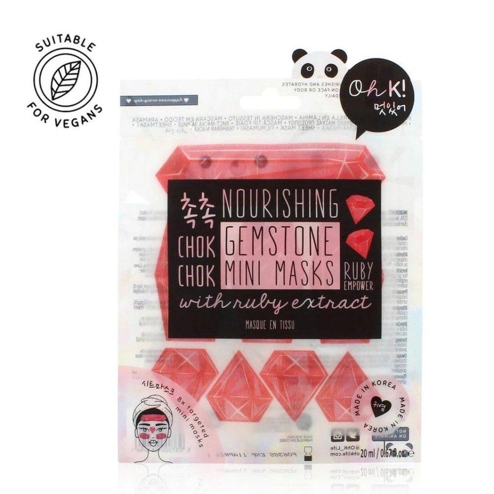 Oh K! Chok Chok Nourishing Ruby Gemstone Mini Mask